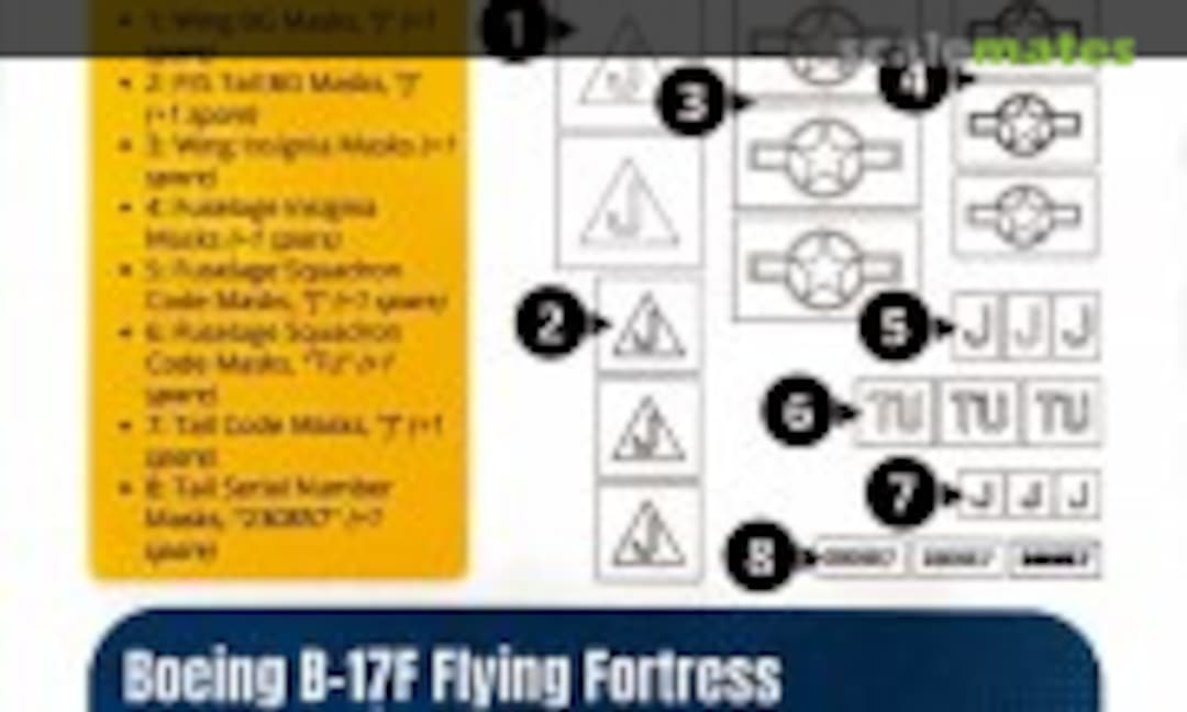 1:48 Boeing B-17F Flying Fortress "My Devotion" (Kit Masx 48-132MV) 48-132MV