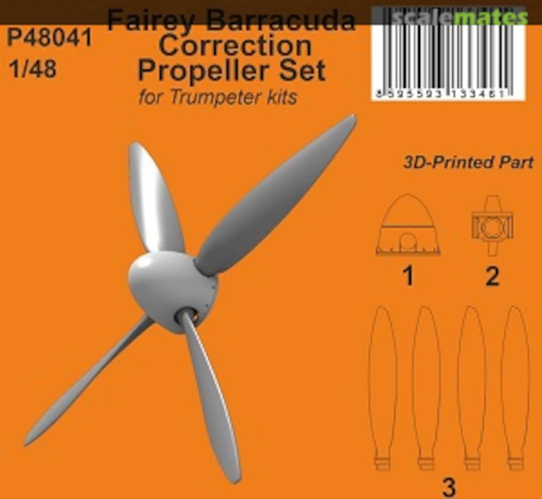 Boxart Fairey Barracuda - Correction Propeller Set P48041 CMK Boxart Fairey Barracuda - Correction Propeller Set P48041 CMK