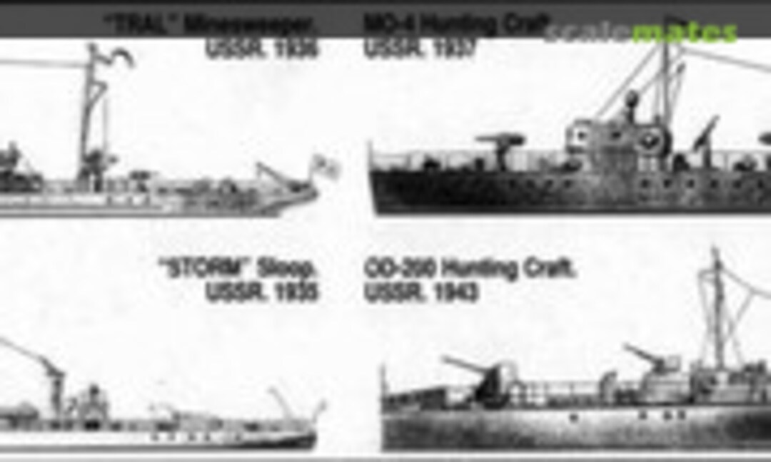 1:700 Soviet WWII Patrol Ships (Combrig 70202) 70202