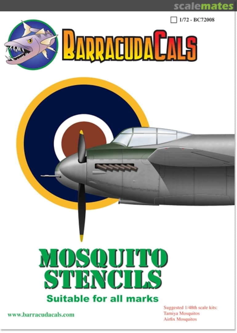Boxart Mosquito Stencils BC72008 Barracuda Studios Boxart Mosquito Stencils BC72008 Barracuda Studios
