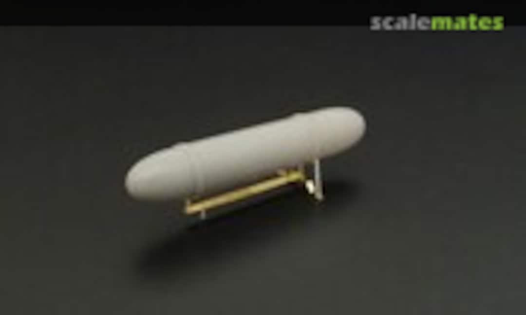 1:48 50gal "cigar" fuel tank w/rack (double pack) (Brengun BRL48068) BRL48068