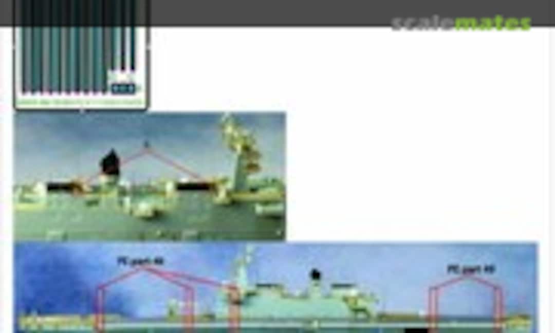 1:700 ROKS Dokdo LPH-6111 Antenna Set (ArtwoxModel AW60031) AW60031