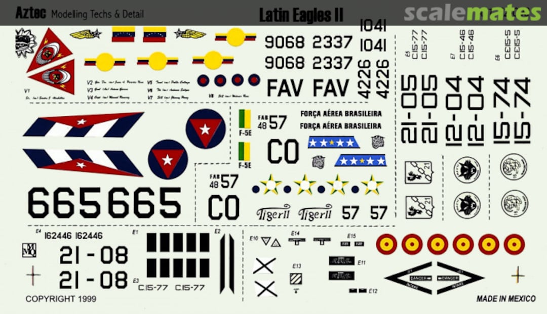 Boxart Latin Eagles II AZT-72-008 Aztec Models Boxart Latin Eagles II AZT-72-008 Aztec Models