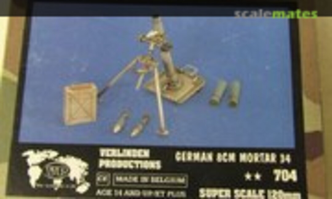 1:16 German 8cm Mortar 34 (Verlinden Productions 704) 704