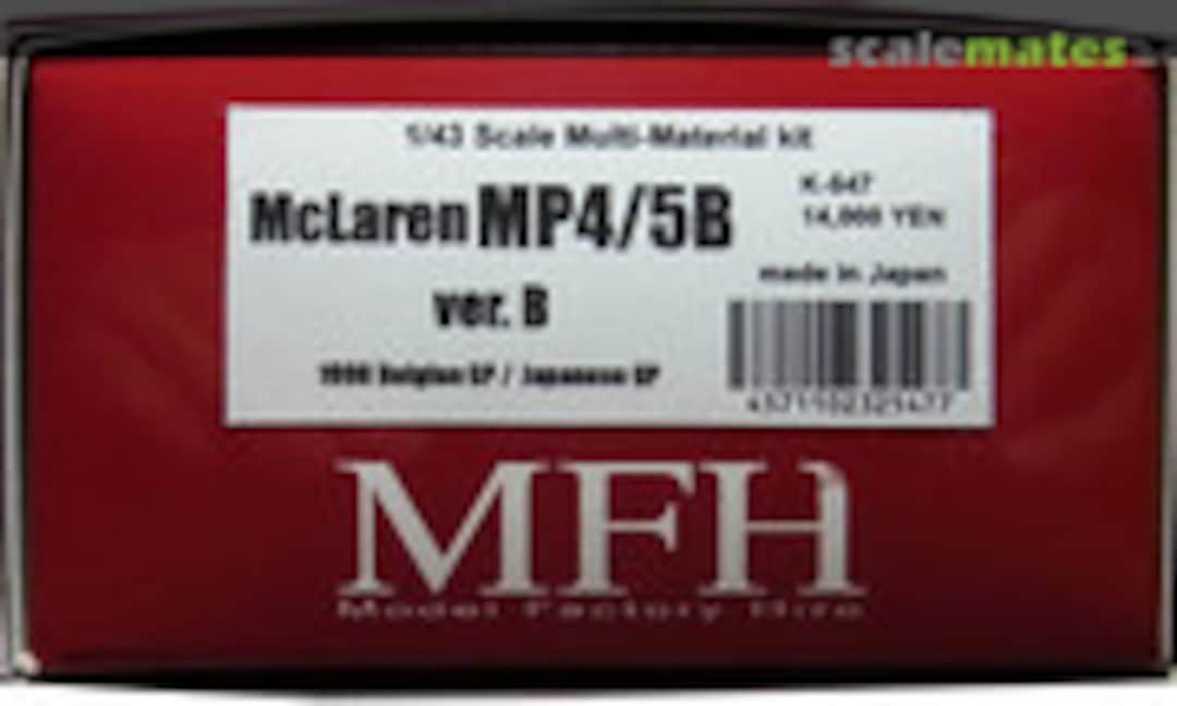 1:43 McLaren MP4/5B (Model Factory Hiro K-547)
