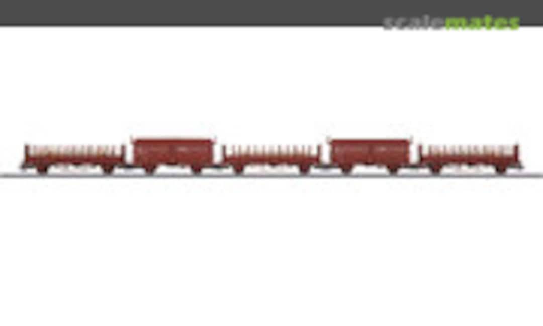 Swedish 5pc freight car set, SJ (Märklin 47733)