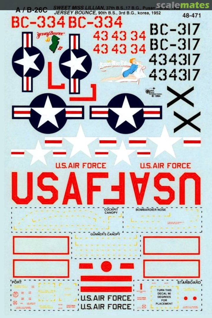 Boxart A/B-26C Invader 48-471 SuperScale International Boxart A/B-26C Invader 48-471 SuperScale International