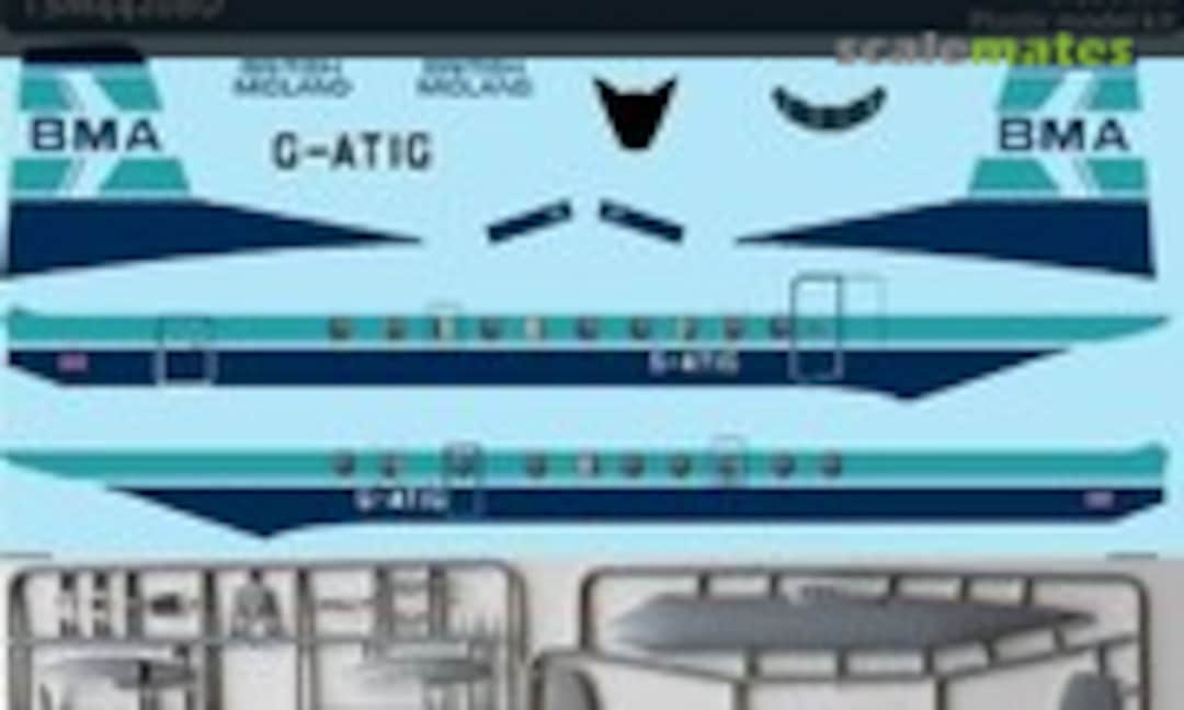 1:144 British Midland Airways Herald (26 Models TSM4420BD)