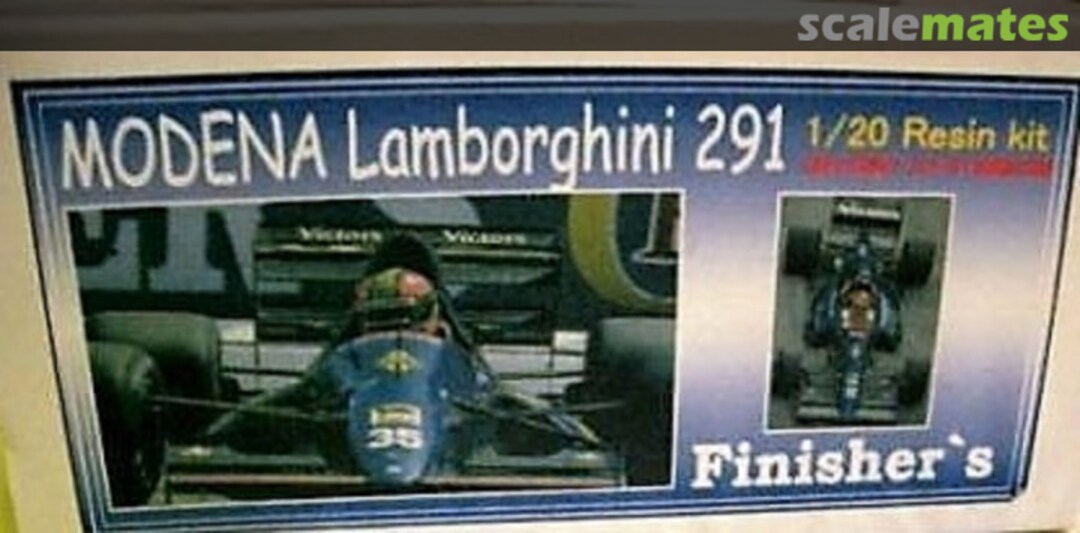 Boxart Modena Lamborghini 291 for Tamiya Ferrari F189  Finisher's & Auto Modeli G.T