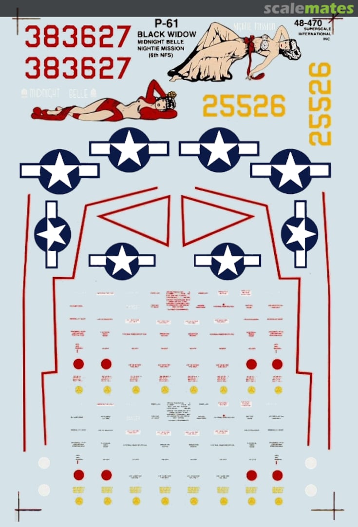 Boxart P-61 Black Widows 48-470 SuperScale International