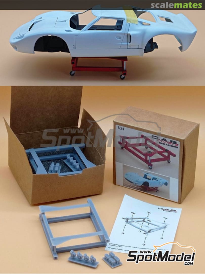 Boxart Car stand for restoration DAB24-017 D.A.B. Models Boxart Car stand for restoration DAB24-017 D.A.B. Models
