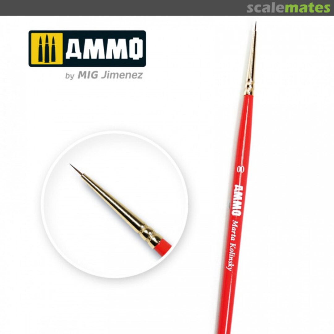 Boxart 00 AMMO Marta Kolinsky Brush A.MIG-8709 Ammo by Mig Jimenez