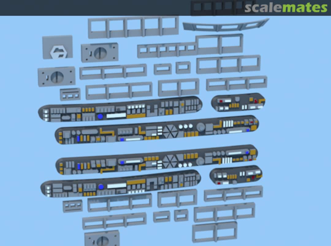 Boxart Voyager Window and Detail Set 22UNKZGA6 Spaceways Parts Boxart Voyager Window and Detail Set 22UNKZGA6 Spaceways Parts