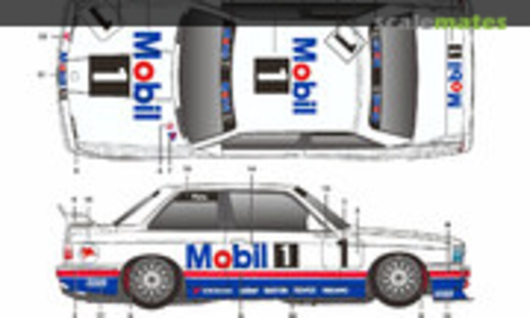 1:24 BMW M3 E30 Macau Guia 92 Mobil 1 (SK Decals SK-24052) SK-24052