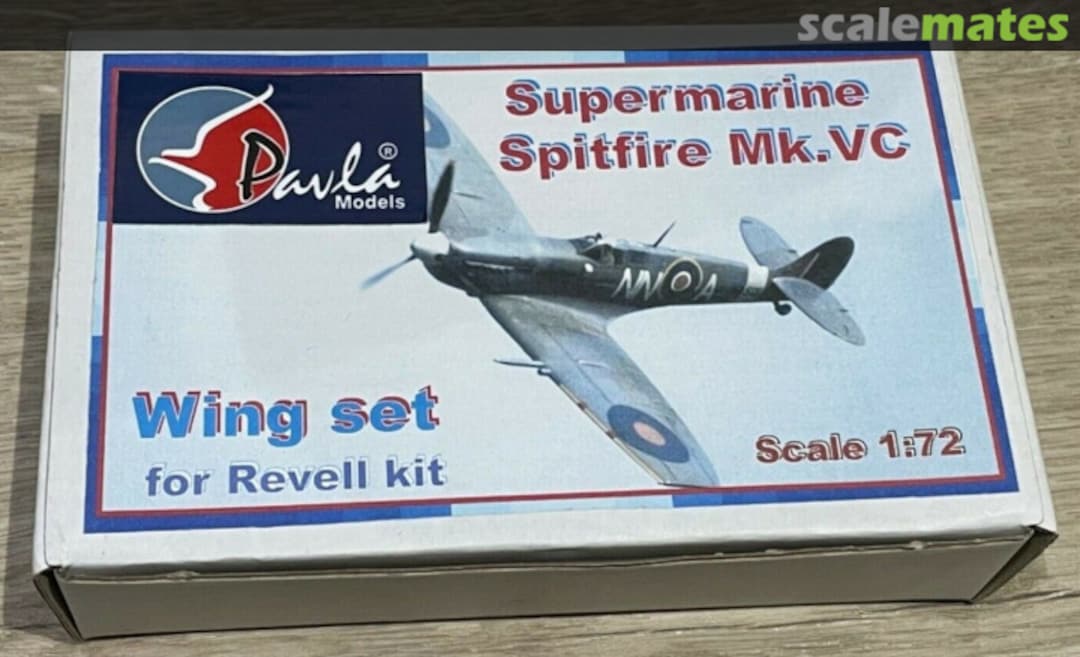 Boxart Spitfire Mk.VC Wing set U72-51 Pavla Models Boxart Spitfire Mk.VC Wing set U72-51 Pavla Models