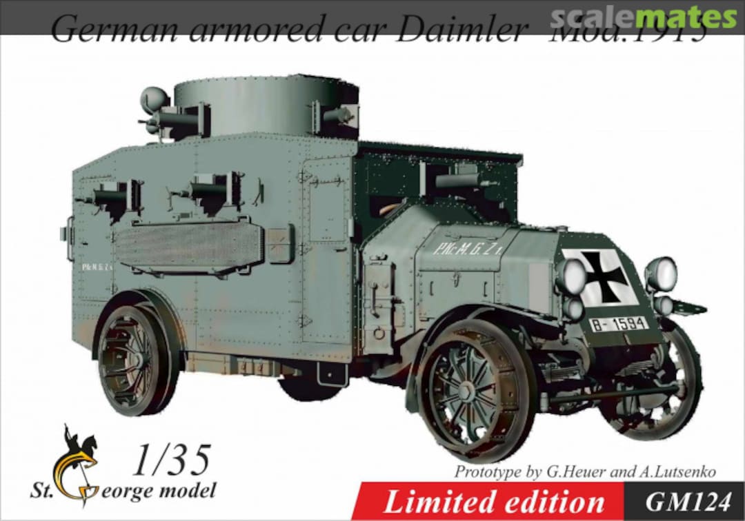 Boxart Daimler Mod. 1915 GM124 St.George Model Boxart Daimler Mod. 1915 GM124 St.George Model
