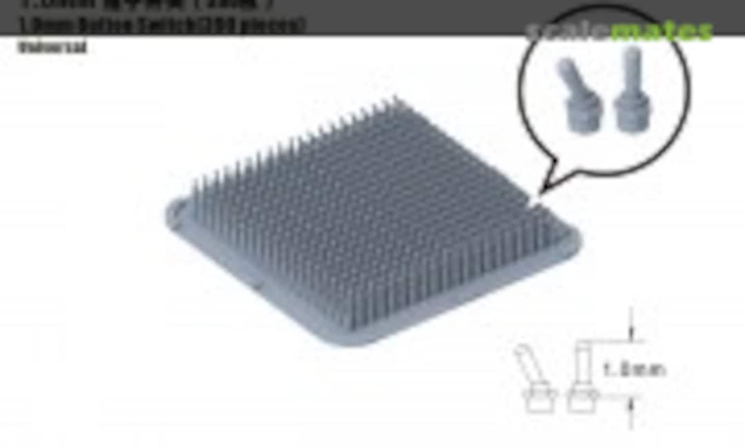 No 1.0 mm Button Switch Universal Set (390 pcs) (E.T. Model T-172) T-172