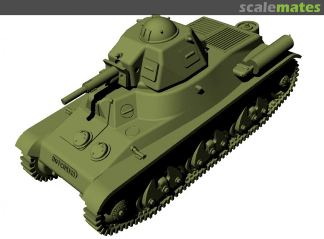 Boxart Medium Tank Hotchkiss H-39 - closed hatch 72011714 EMP3d Boxart Medium Tank Hotchkiss H-39 - closed hatch 72011714 EMP3d