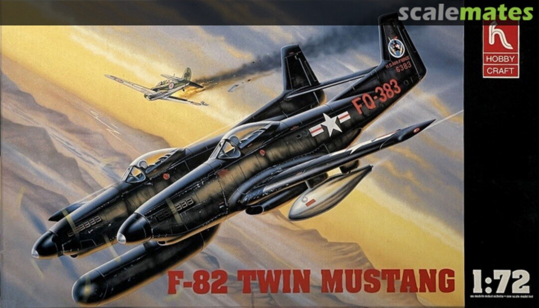 Boxart F-82 Twin Mustang HC1321 Hobbycraft Boxart F-82 Twin Mustang HC1321 Hobbycraft