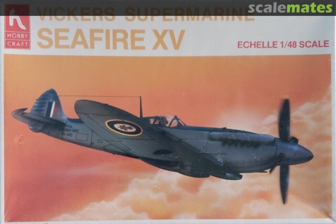 Boxart Vickers Supermarine Seafire XV HC1584 Hobbycraft Boxart Vickers Supermarine Seafire XV HC1584 Hobbycraft