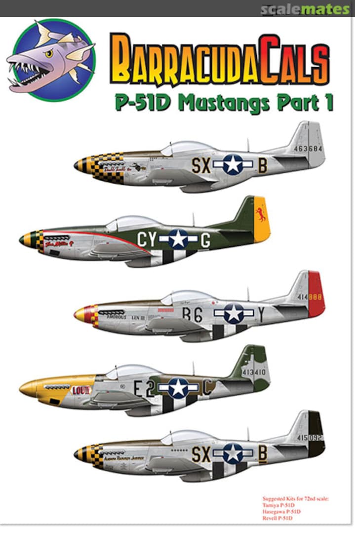 Boxart P-51D Mustangs Part 1 BC72009 Barracuda Studios Boxart P-51D Mustangs Part 1 BC72009 Barracuda Studios
