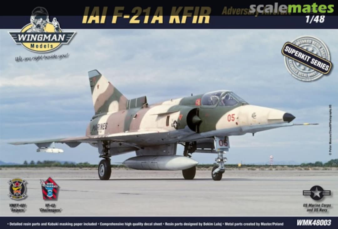 Boxart IAI F-21A Kfir WMK48003 Wingman Models Boxart IAI F-21A Kfir WMK48003 Wingman Models