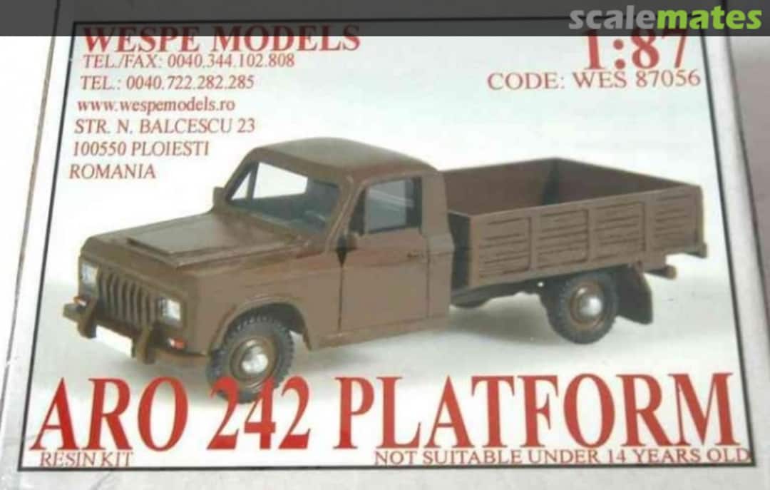 Boxart ARO 242 Platform WES 87056 Wespe Models Boxart ARO 242 Platform WES 87056 Wespe Models