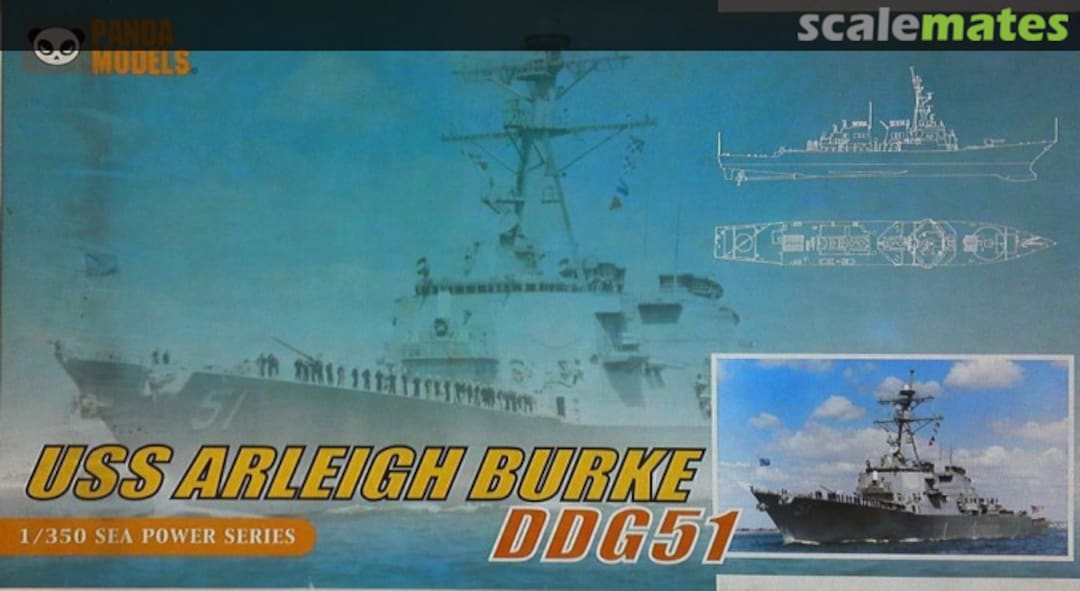 Boxart USS Arleigh Burke DDG-51 10001 Panda Models Boxart USS Arleigh Burke DDG-51 10001 Panda Models
