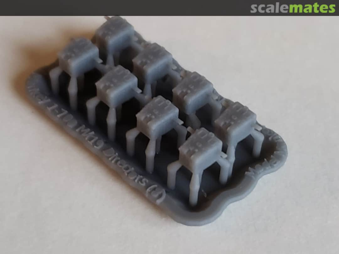 Boxart Mk.19 Fire Control Directors (set of 8) 700-Mk19-8 Model Monkey Boxart Mk.19 Fire Control Directors (set of 8) 700-Mk19-8 Model Monkey