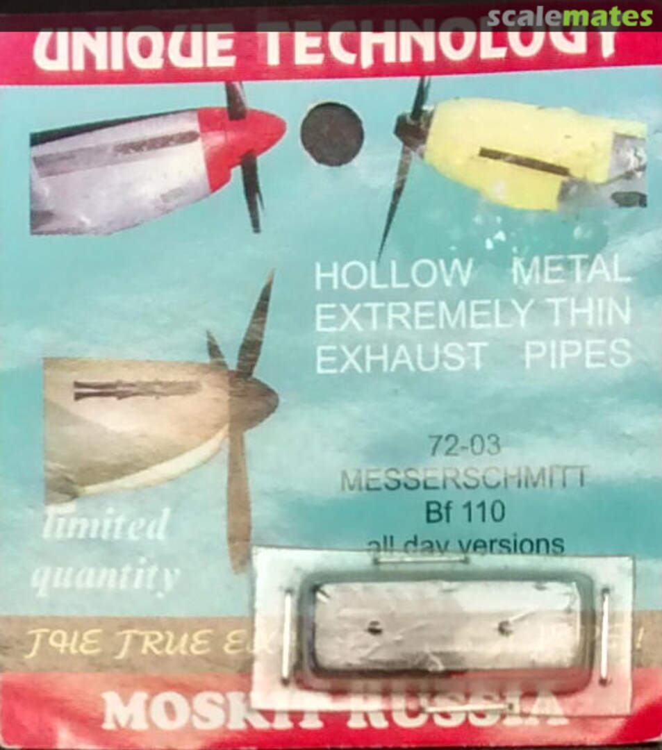 Boxart MESSERSCHMITT Bf 110 72-03 Moskit Boxart MESSERSCHMITT Bf 110 72-03 Moskit