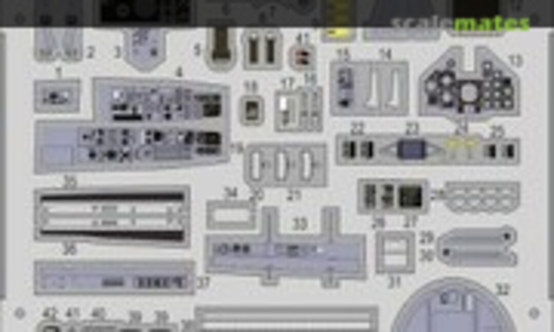 1:48 SAAB SF37 Viggen (photo recce) cockpit detail set (Maestro Models MMP4827) MMP4827