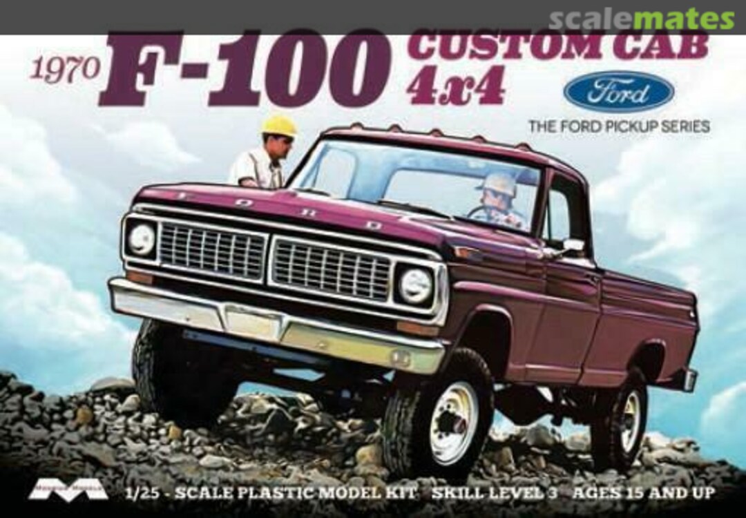 Boxart 1970 Ford F-100 1230 Moebius Models Boxart 1970 Ford F-100 1230 Moebius Models