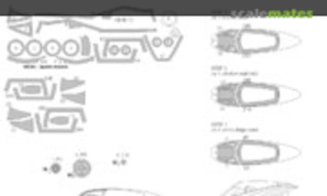 1:72 Mask McDonnell F-101A Voodoo EXPERT (New Ware NWAM138) NWAM138