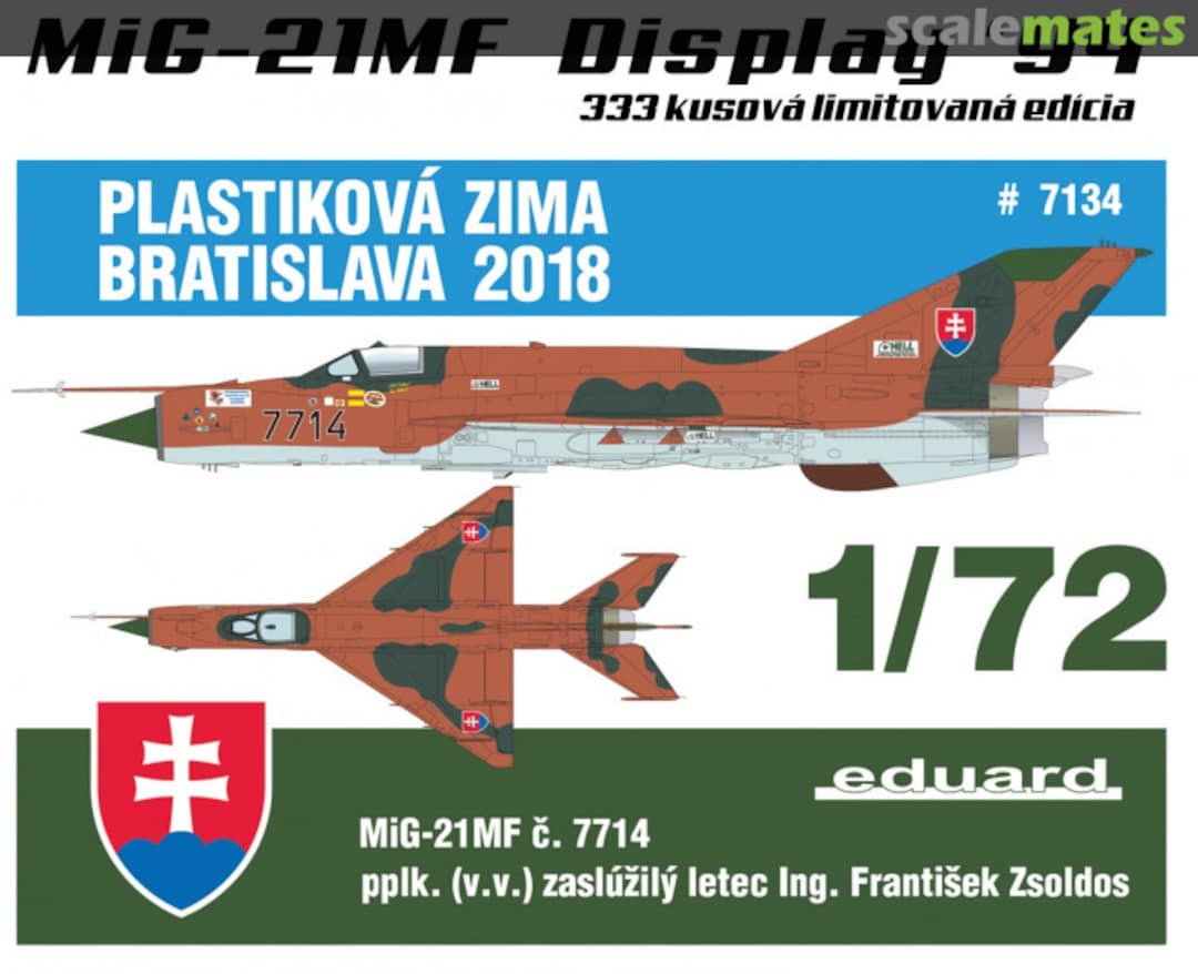 Boxart MiG-21MF Display 94 7134 KPM Bratislava Boxart MiG-21MF Display 94 7134 KPM Bratislava