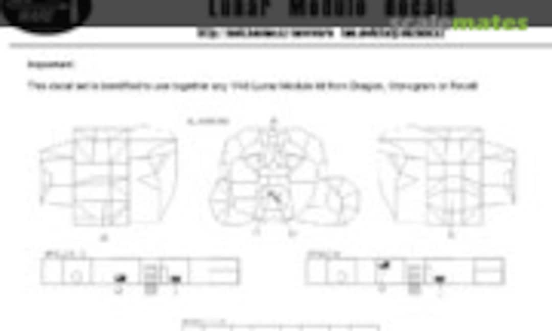 1:48 Lunar Module decals (New Ware NWD018)