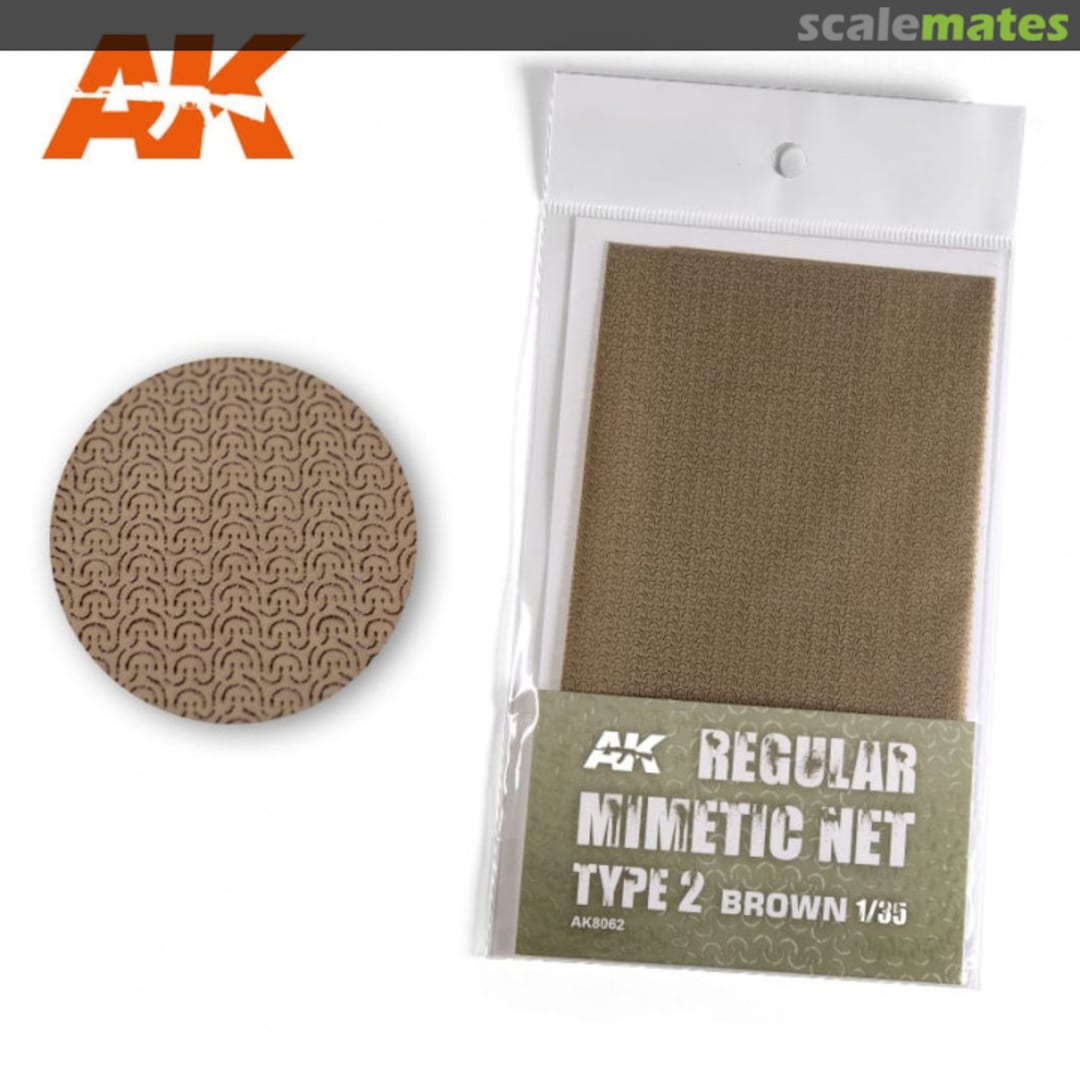 Boxart CAMOUFLAGE NET BROWN TYPE 2 AK8062 AK Interactive Boxart CAMOUFLAGE NET BROWN TYPE 2 AK8062 AK Interactive