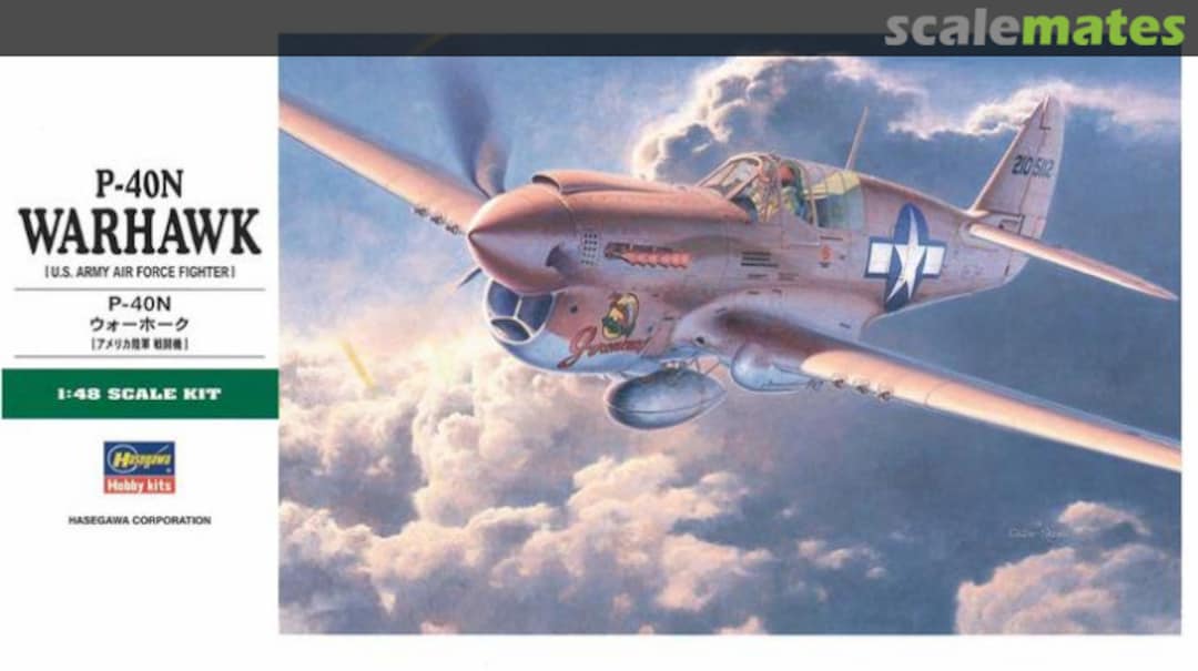 Boxart P-40N Warhawk 19188 Hasegawa Boxart P-40N Warhawk 19188 Hasegawa