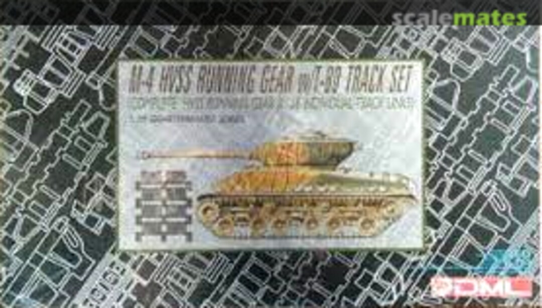 Boxart M-4 HVSS Running Gear w/T-80 Track Set 3814 DML Boxart M-4 HVSS Running Gear w/T-80 Track Set 3814 DML