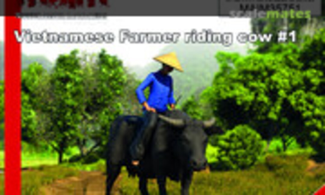 1:35 Vietnamese Farmer riding cow # (MAiM MAIM35751) MAIM35751