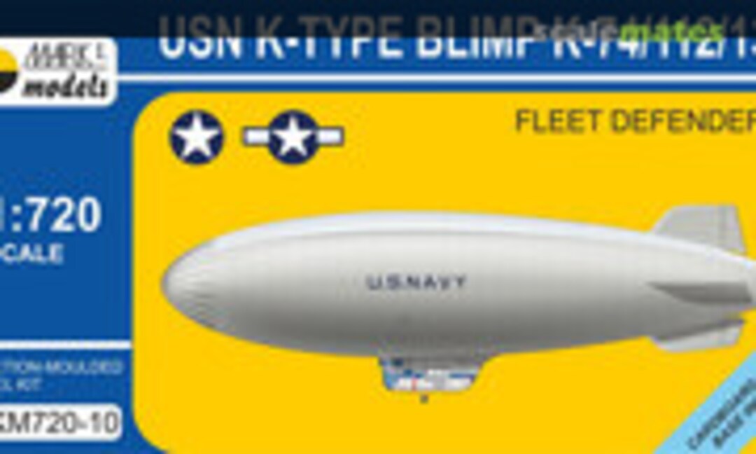 1:720 USN K-type Blimp K-74/112/134 Fleet Defender (Mark I Models MKM720-10)