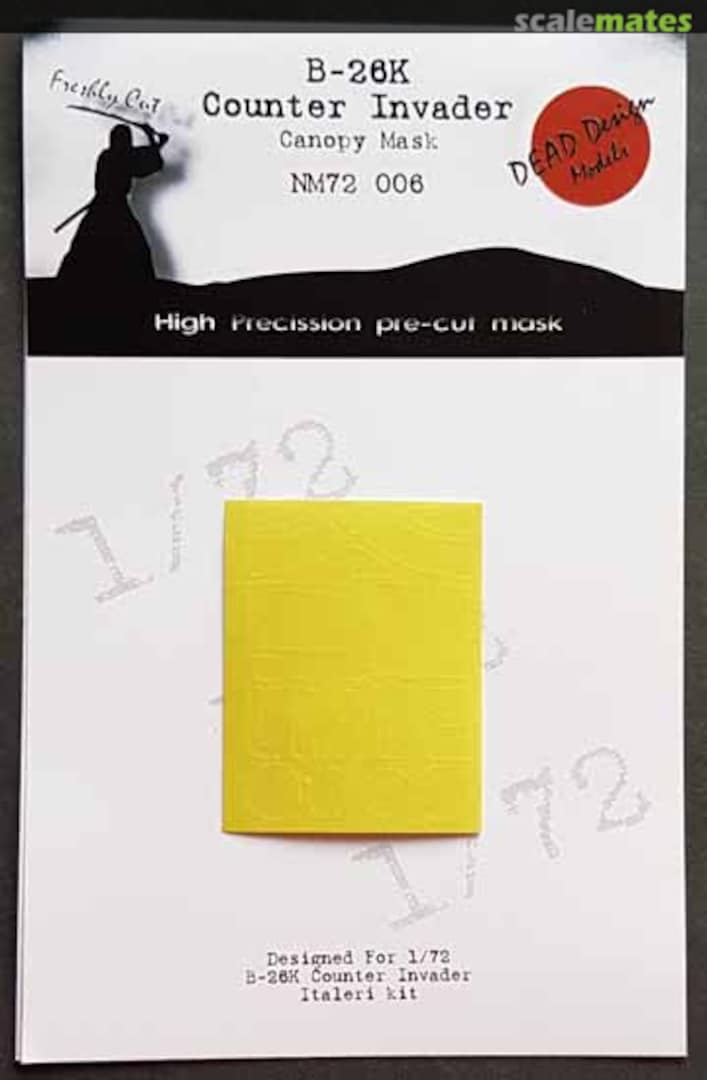 Boxart B-26K Counter Invader - Canopy Mask NM72006 DEAD Design Models Boxart B-26K Counter Invader - Canopy Mask NM72006 DEAD Design Models