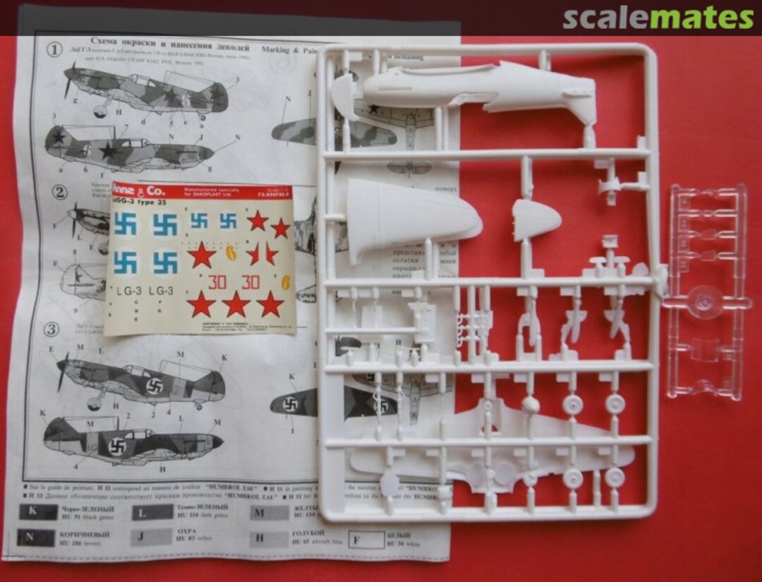 Contents LaGG-3 Type 35 12002 Dakoplast Contents LaGG-3 Type 35 12002 Dakoplast