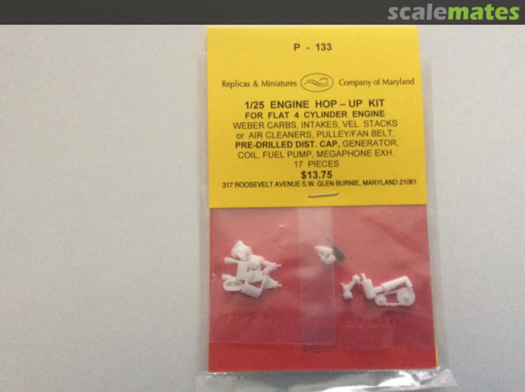 Boxart Engine Hop-Up Kit P-133 Replicas & Miniatures Company of Maryland Boxart Engine Hop-Up Kit P-133 Replicas & Miniatures Company of Maryland