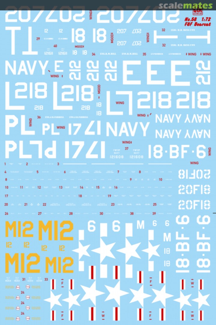 Contents Grumman F8F Bearcat CTA-058 CtA Models Contents Grumman F8F Bearcat CTA-058 CtA Models