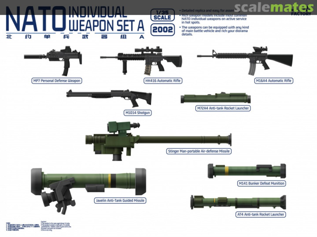 Boxart NATO Individual Weapon Set A 2002 Magic Factory Boxart NATO Individual Weapon Set A 2002 Magic Factory