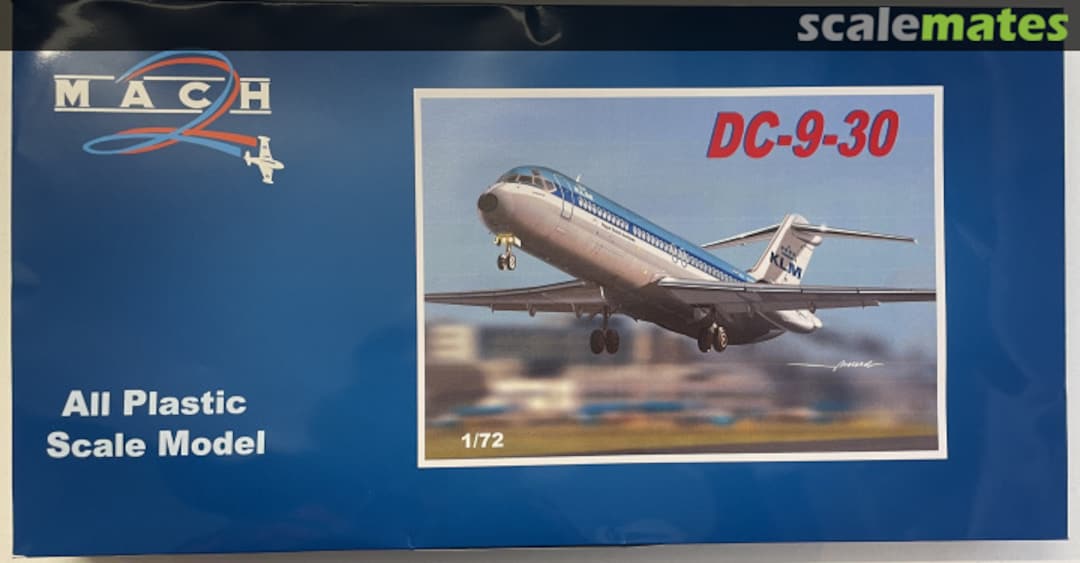 Boxart Douglas DC-9-30 KLM GP.112KLM MACH 2 Boxart Douglas DC-9-30 KLM GP.112KLM MACH 2