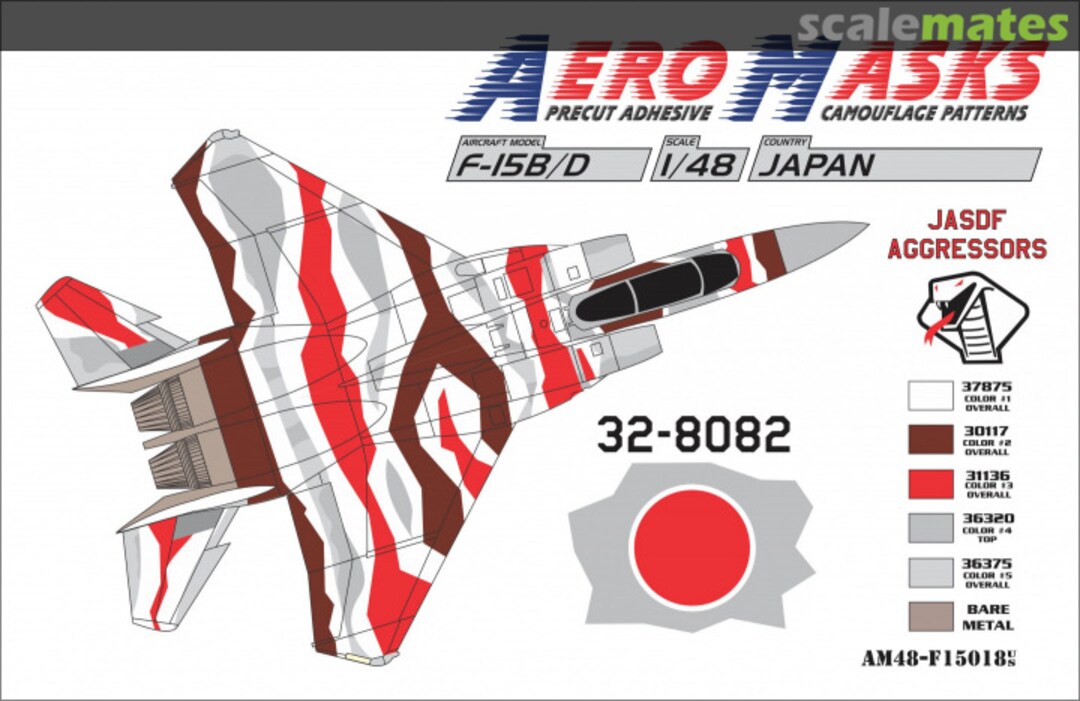 Boxart F-15B/D JASDF Aggressors AM48-F15018 AeroMasks Boxart F-15B/D JASDF Aggressors AM48-F15018 AeroMasks