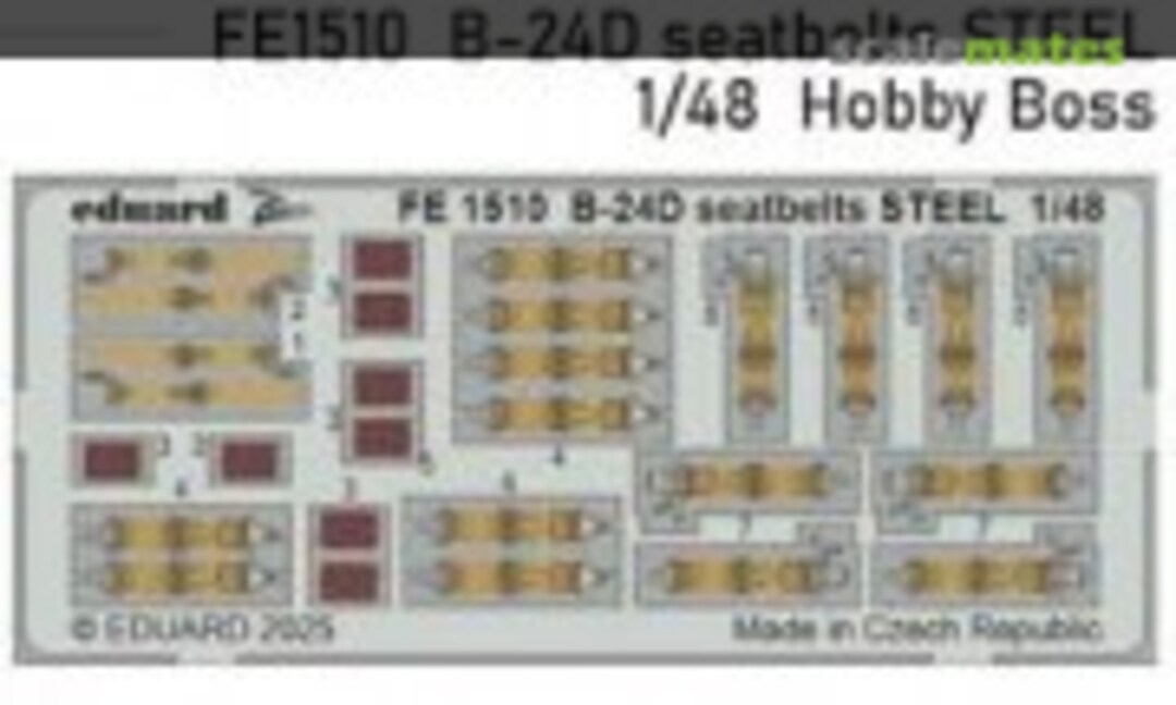 1:48 B-24D Seatbelts (Eduard FE1510) FE1510