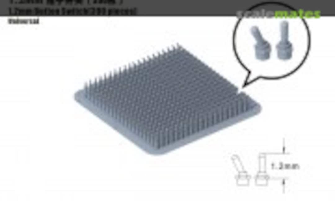 No 1.2 mm Button Switch Universal Set (390 pcs) (E.T. Model T-173) T-173