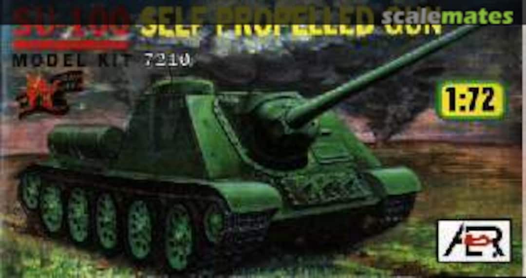 Boxart SU100 Self Propelled Gun 7210 AER Moldova Boxart SU100 Self Propelled Gun 7210 AER Moldova